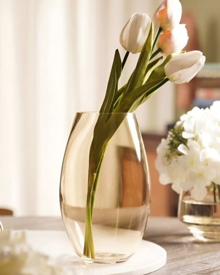 Shimmering Simplicity Glass Vase | 5 x 7 inches