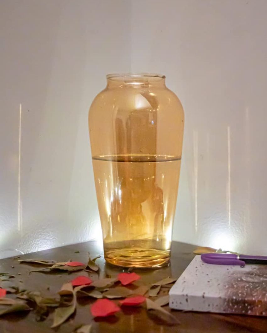 Artful Simplicity Glass Vase | 4 x 8 inches