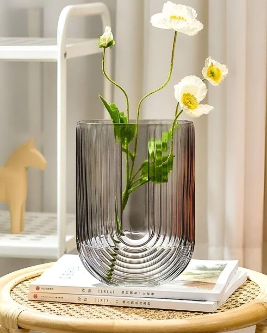 Timeless Elegance Glass Vase | 4 x 8 inches