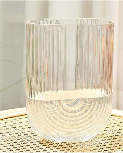 Timeless Elegance Glass Vase | 4 x 8 inches