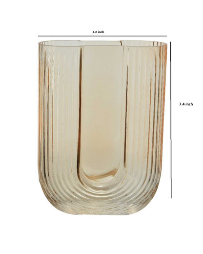 Timeless Elegance Glass Vase | 4 x 8 inches