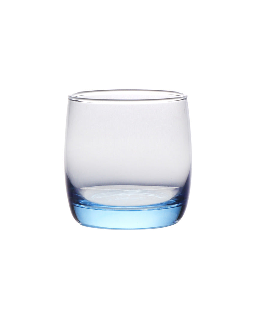 Blue Classy Juice and Water Glasses | Set of 6 | 315 ML | 5 x 2 x 2 inches