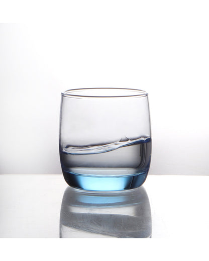 Blue Classy Juice and Water Glasses | Set of 6 | 315 ML | 5 x 2 x 2 inches