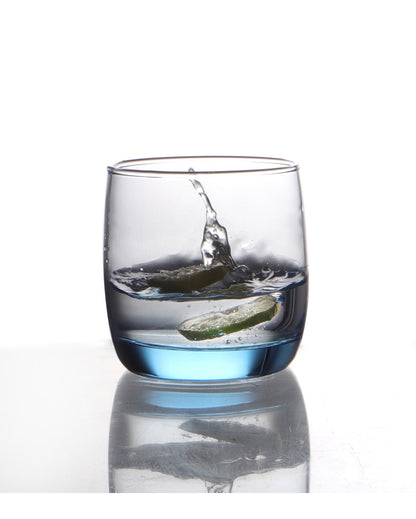 Blue Classy Juice and Water Glasses | Set of 6 | 315 ML | 5 x 2 x 2 inches