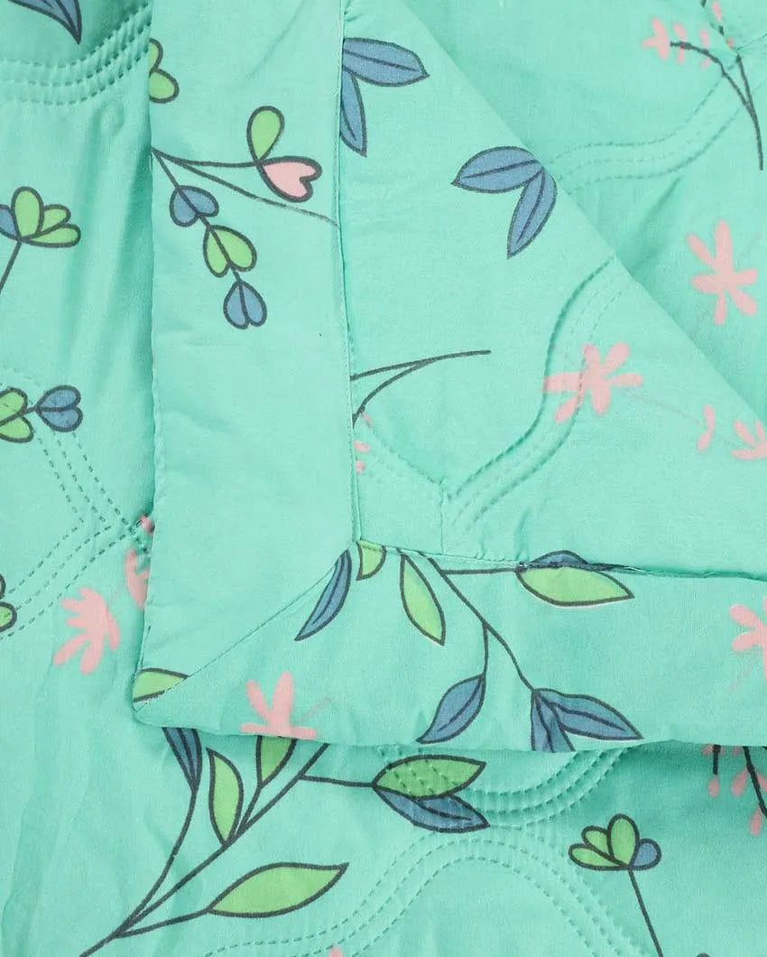 Floral Printed Comforter Single Bed