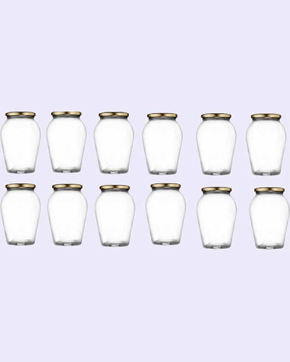 Somil Clear Versatile Glass Storage Jar for Kitchen and Pantry | 1000 ML | 5 x 5 inches