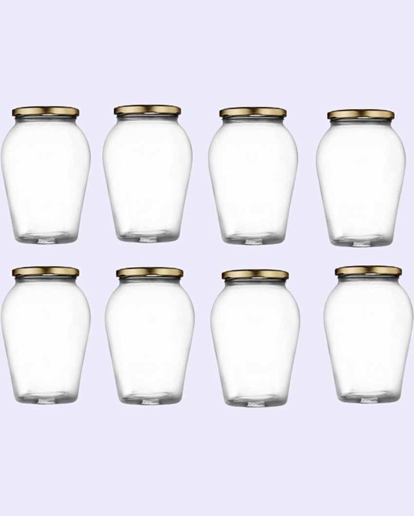 Somil Clear Versatile Glass Storage Jar for Kitchen and Pantry | 1000 ML | 5 x 5 inches