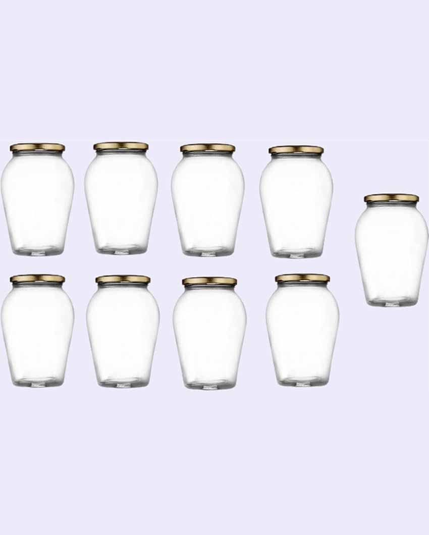Somil Clear Versatile Glass Storage Jar for Kitchen and Pantry | 1000 ML | 5 x 5 inches