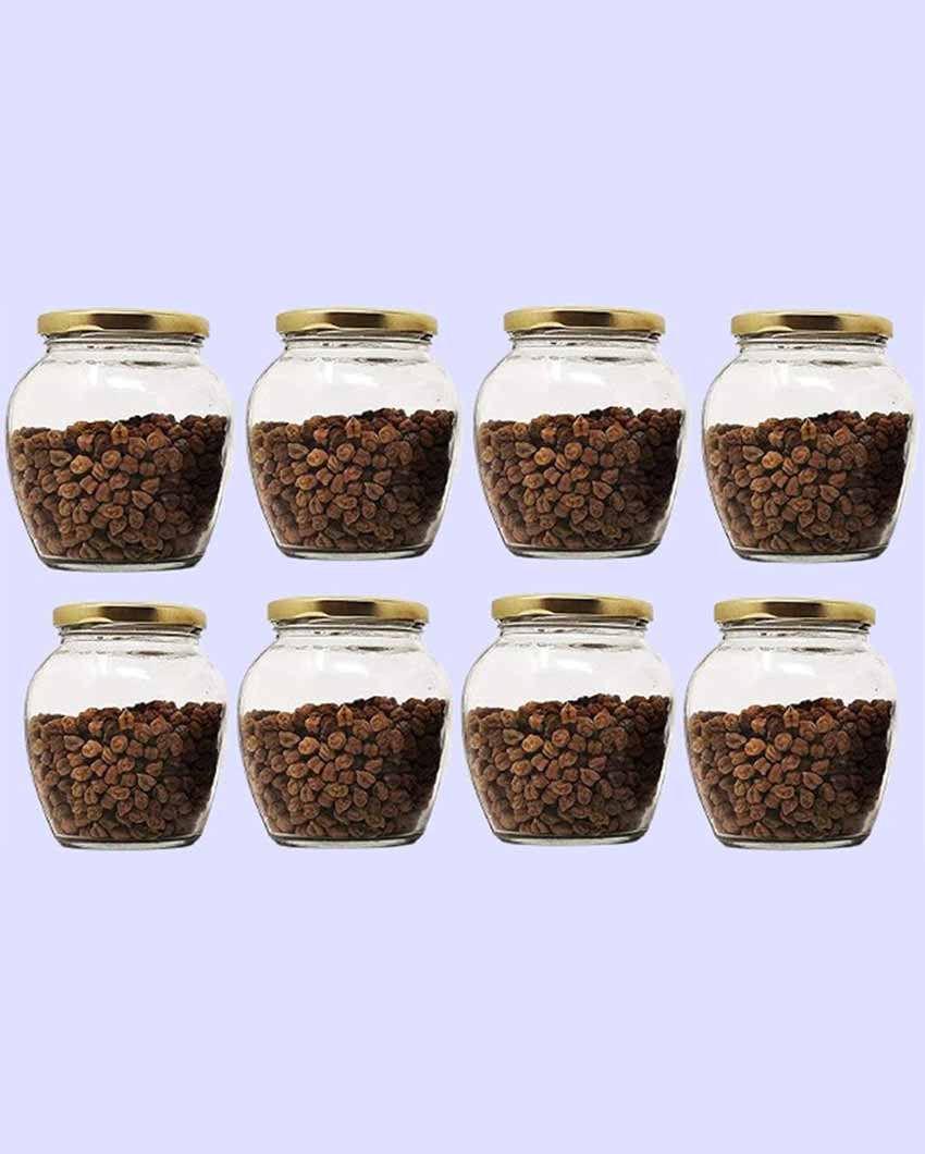 Large Somil Clear Glass Jar for Home Organization and Kitchen Use | 1000 ML | 5 x 5 inches