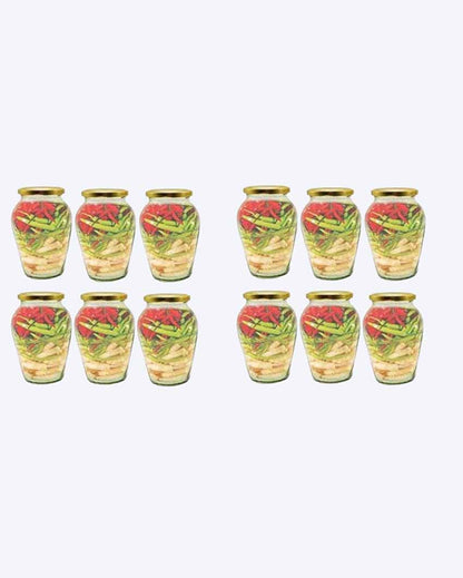 Spacious Somil Clear Glass Jar for Kitchen Pantry Storage | 1000 ML | 5 x 5 inches
