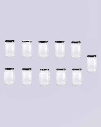 Durable Somil Clear Glass Jar for Home Kitchen Organization | 1000 ML | 4 x 4 inches