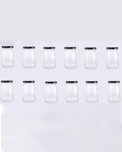 Durable Somil Clear Glass Jar for Home Kitchen Organization | 1000 ML | 4 x 4 inches