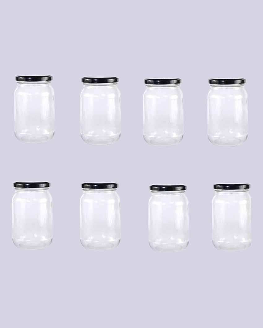Durable Somil Clear Glass Jar for Home Kitchen Organization | 1000 ML | 4 x 4 inches