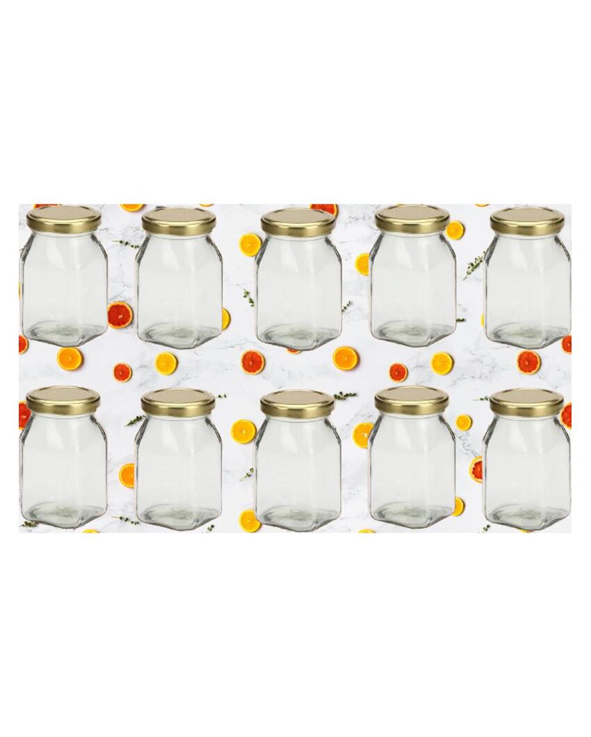 Somil Compact Glass Jar for Home and Kitchen Storage Needs | 400 ML | 3 x 3 inches