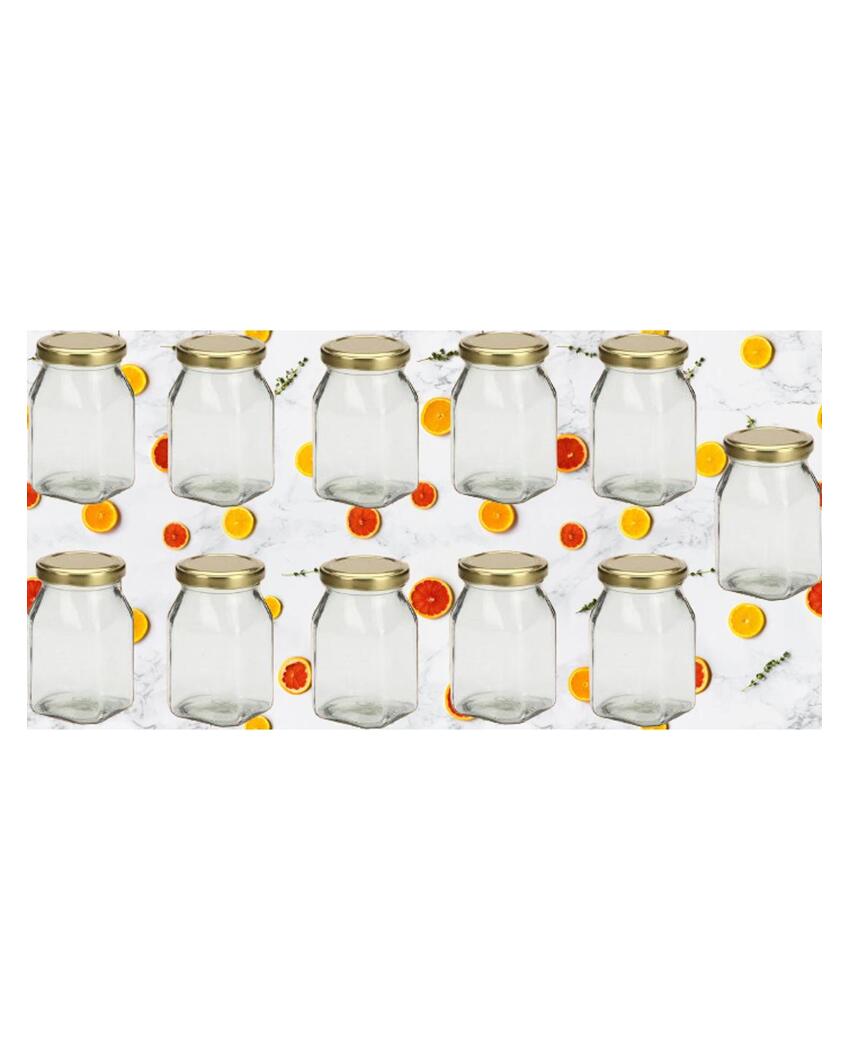 Somil Compact Glass Jar for Home and Kitchen Storage Needs | 400 ML | 3 x 3 inches