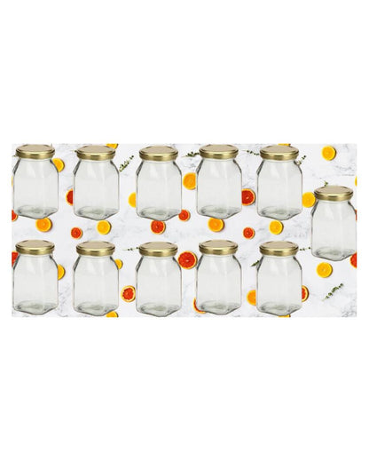 Somil Compact Glass Jar for Home and Kitchen Storage Needs | 400 ML | 3 x 3 inches