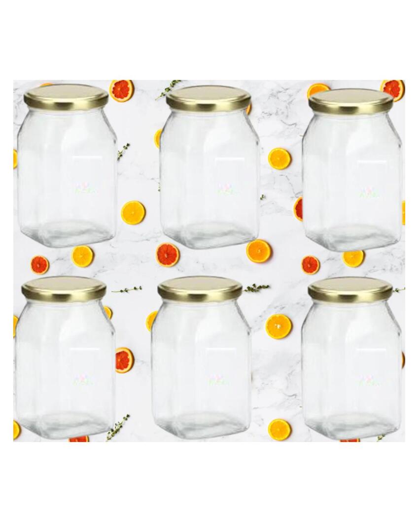 Somil Compact Glass Jar for Home and Kitchen Storage Needs | 400 ML | 3 x 3 inches