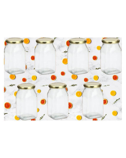 Somil Compact Glass Jar for Home and Kitchen Storage Needs | 400 ML | 3 x 3 inches