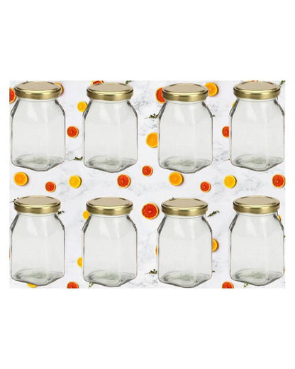 Somil Compact Glass Jar for Home and Kitchen Storage Needs | 400 ML | 3 x 3 inches