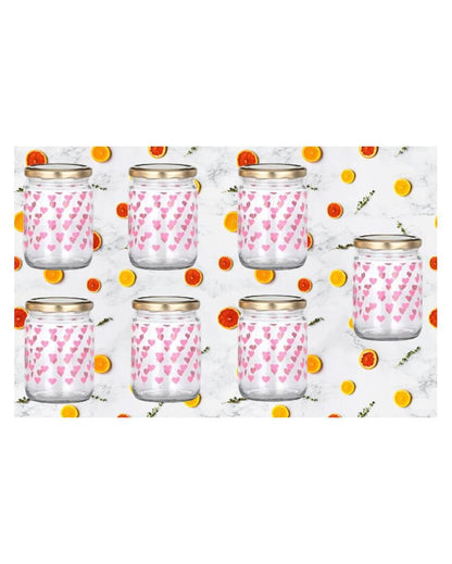 Clear Somil Glass Storage Jar for Efficient Kitchen Use | 500 ML | 4 x 4 inches