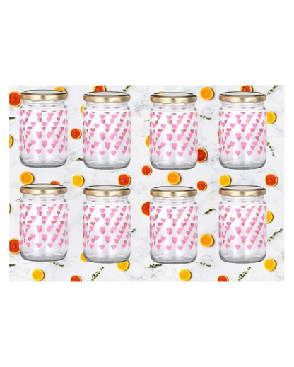 Clear Somil Glass Storage Jar for Efficient Kitchen Use | 500 ML | 4 x 4 inches