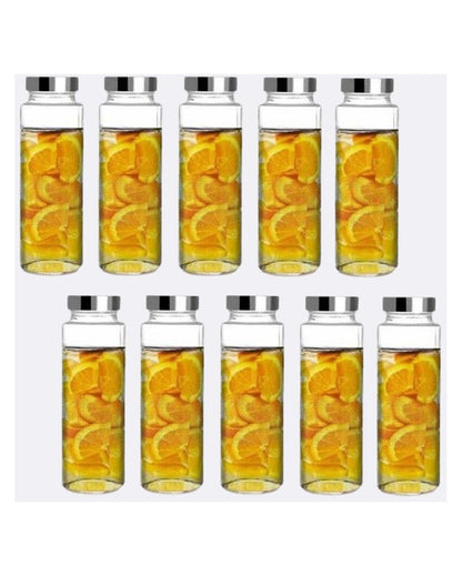 Stylish Somil Clear Glass Jar for Kitchen and Home Organization | 750 ML | 3 x 3 inches