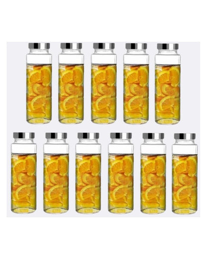 Stylish Somil Clear Glass Jar for Kitchen and Home Organization | 750 ML | 3 x 3 inches