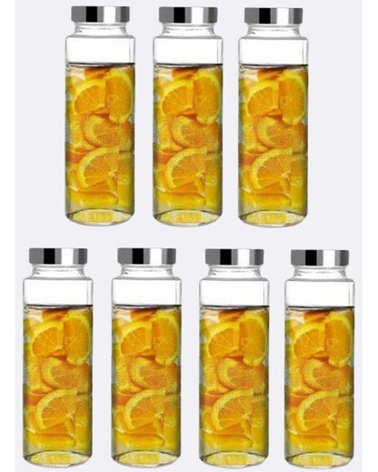 Stylish Somil Clear Glass Jar for Kitchen and Home Organization | 750 ML | 3 x 3 inches