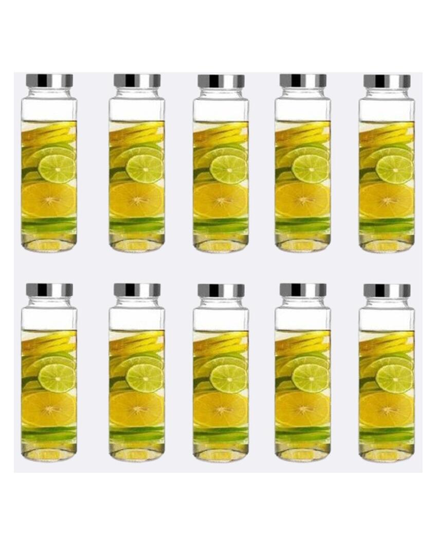 Somil Clear Glass Jar for Efficient Kitchen Storage | 750 ML | 3 x 3 inches