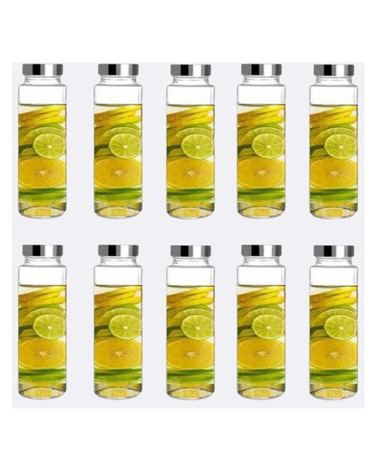 Somil Clear Glass Jar for Efficient Kitchen Storage | 750 ML | 3 x 3 inches