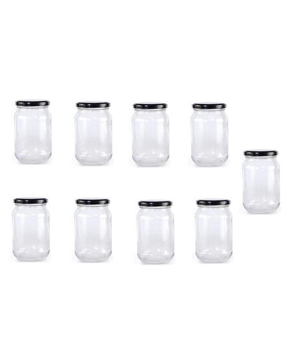 Versatile Clear Glass Jar for Home Kitchen Storage Needs | 1000 ML | 4 x 8 inches