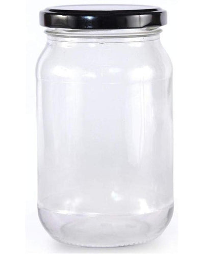 Versatile Clear Glass Jar for Home Kitchen Storage Needs | 1000 ML | 4 x 8 inches