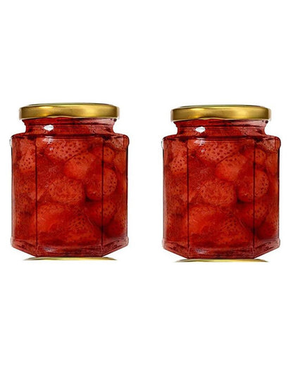 Medium Clear Glass Jar for Kitchen Storage and Organization | 400 ML | 4 x 5 inches