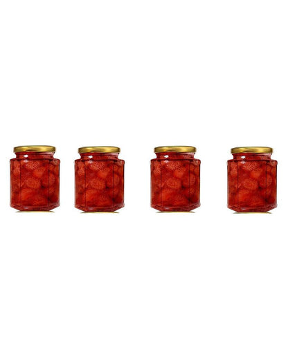 Medium Clear Glass Jar for Kitchen Storage and Organization | 400 ML | 4 x 5 inches