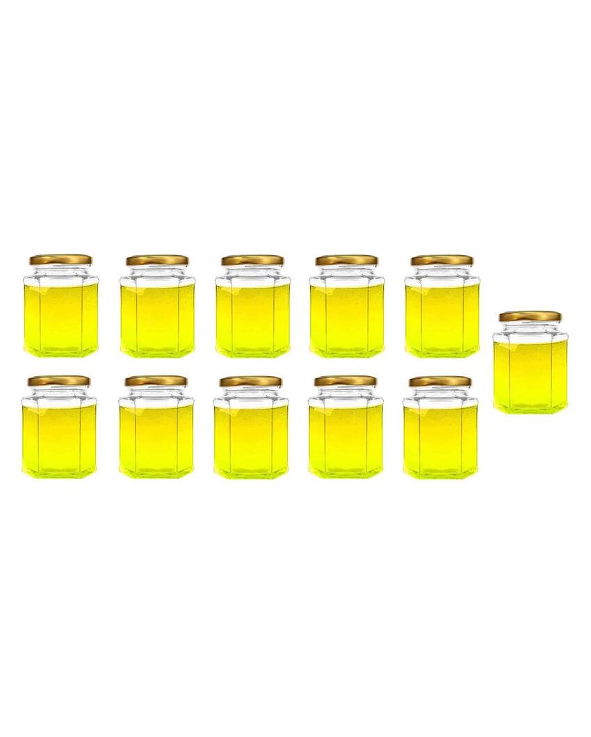 Compact Clear Glass Storage Jar for Kitchen Pantry Needs | 400 ML | 4 x 5 inches