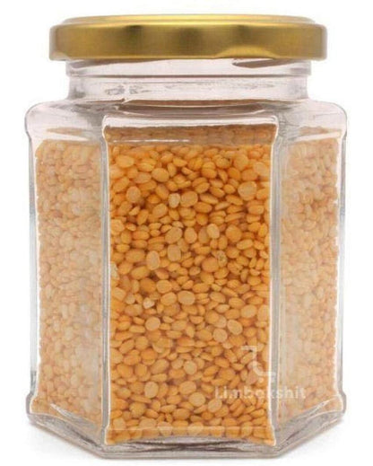 Compact Clear Glass Storage Jar for Kitchen Pantry Needs | 400 ML | 4 x 5 inches