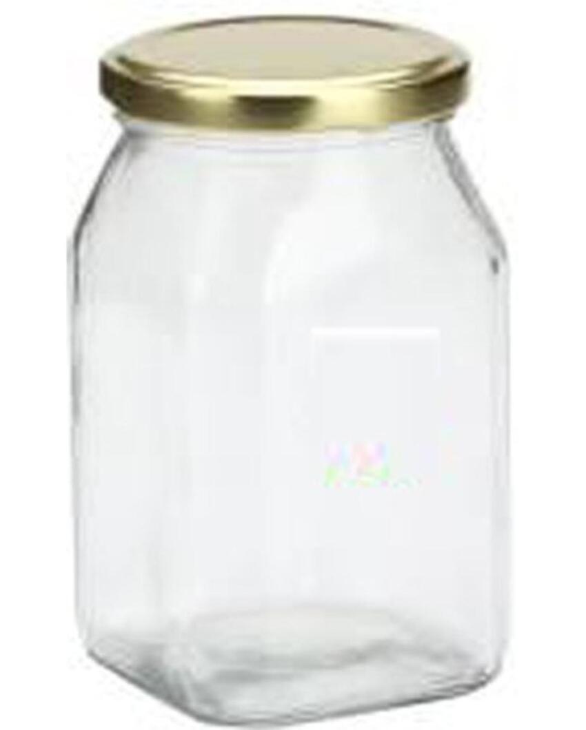 Stylish Clear Glass Cookie Jar for Kitchen and Pantry Needs | 200 ML | 3 x 4 inches