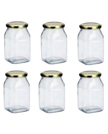 Stylish Clear Glass Cookie Jar for Kitchen and Pantry Needs | 200 ML | 3 x 4 inches