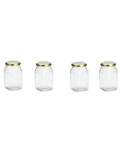 Stylish Clear Glass Cookie Jar for Kitchen and Pantry Needs | 200 ML | 3 x 4 inches