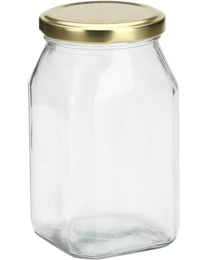 Sleek Clear Glass Cookie Jar for Pantry Organization | 200 ML | 3 x 4 inches