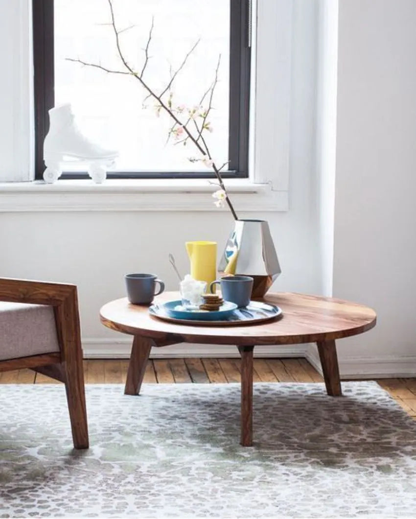 Ring bud Sheesham Wood Coffee Table