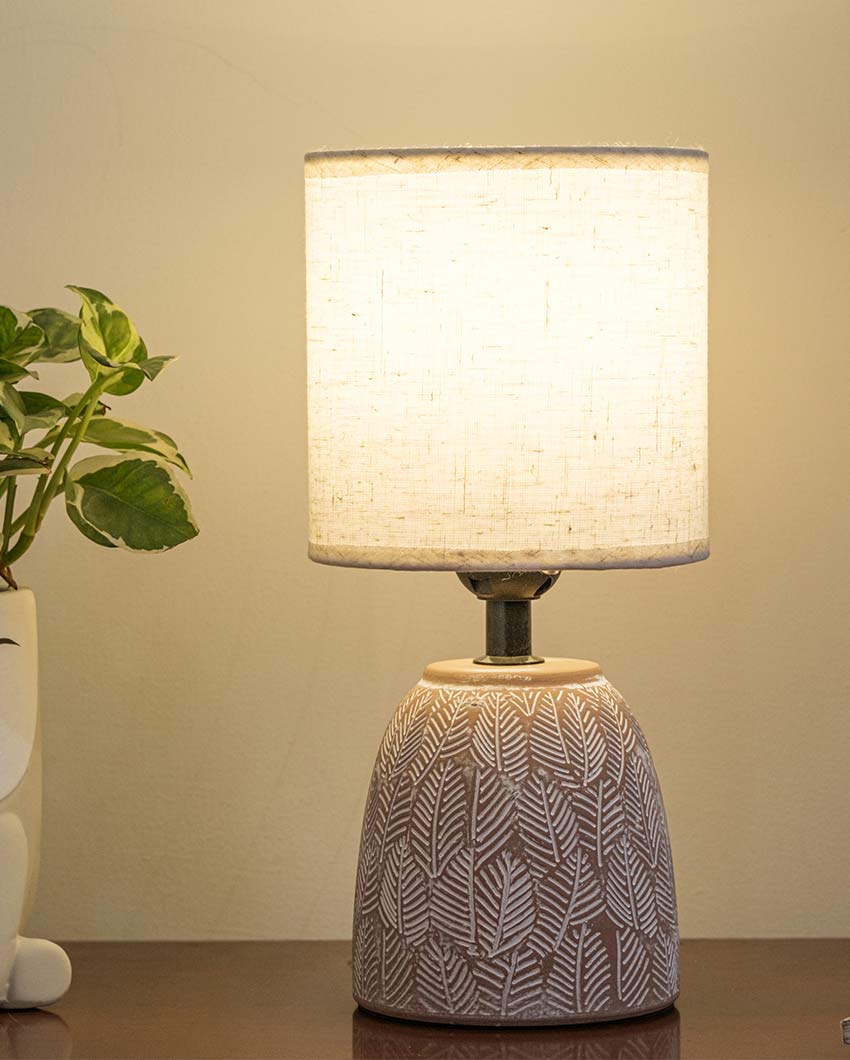 Cottage Terracotta Soft Shade Table Lamp Style 2