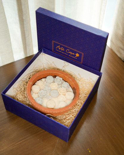 Terracotta Scented Candle Gift Box