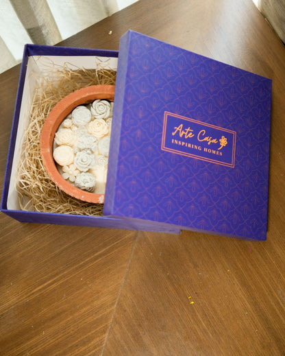 Terracotta Scented Candle Gift Box