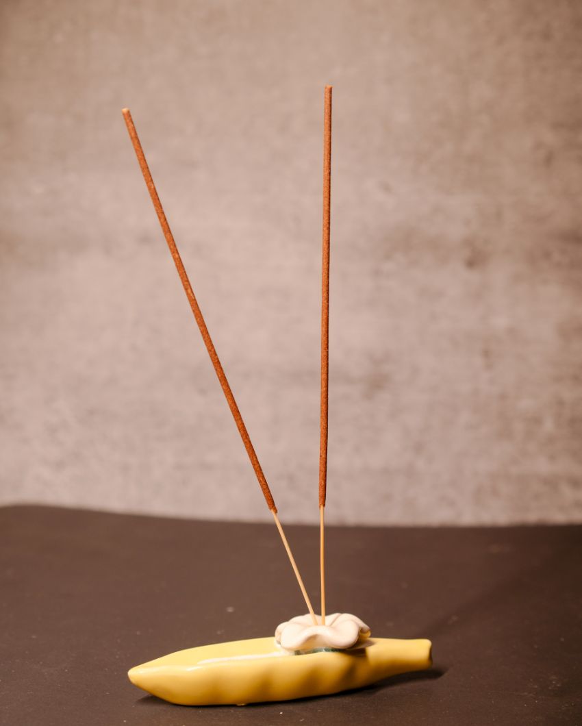 Aesthetic Ceramic Agarbatti Stand | 5 x 2 inches