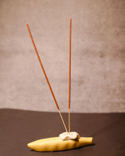 Aesthetic Ceramic Agarbatti Stand | 5 x 2 inches