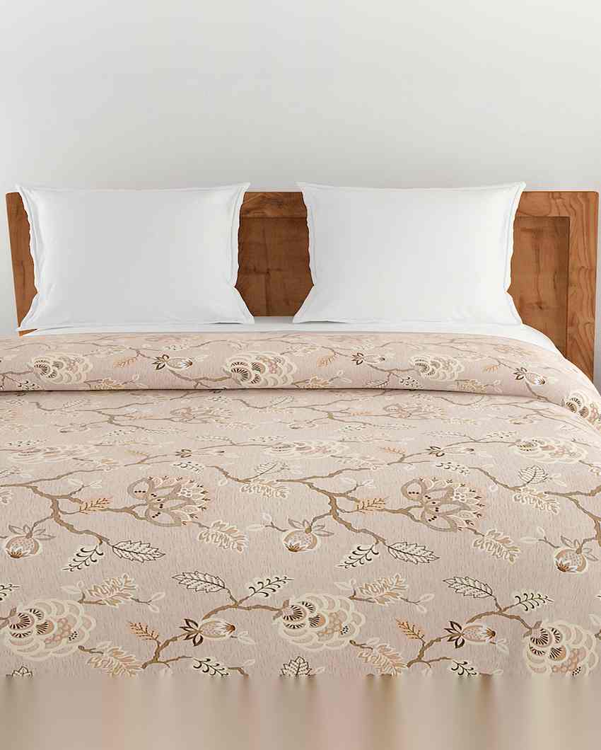 Sophisticated Hilda Floral Pure Cotton AC Comforter | 108 x 90 inches