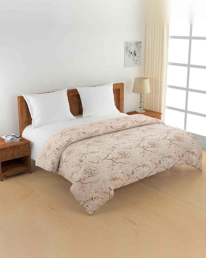 Sophisticated Hilda Floral Pure Cotton AC Comforter | 108 x 90 inches