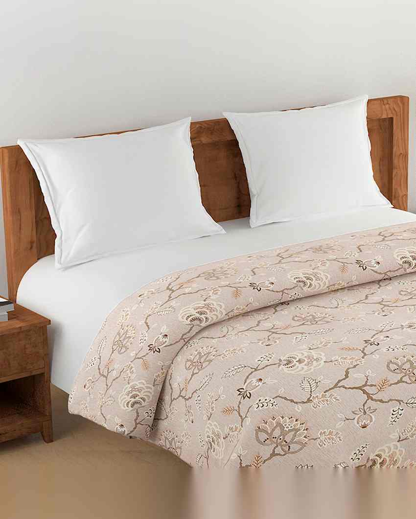 Sophisticated Hilda Floral Pure Cotton AC Comforter | 108 x 90 inches