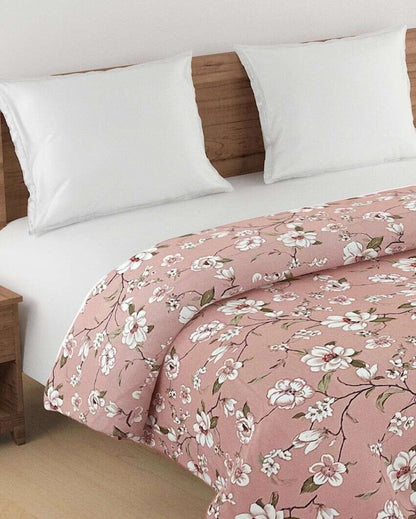 Ananda Floral Cotton Double Bed Size Quilt | 100 x 90 inches